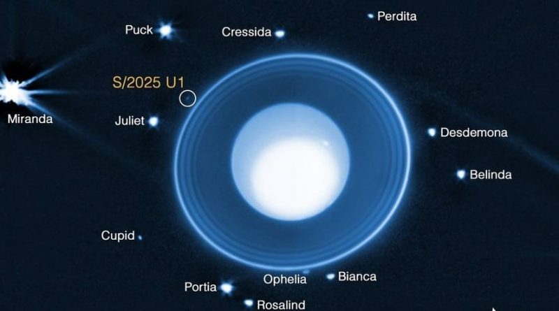 Descubierta una nueva luna de Urano, gracias al telescopio espacial ‘James Webb’