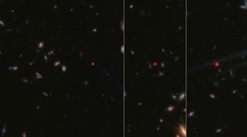 Ni galaxias, ni errores: el telescopio James Webb revela que unos enigmáticos puntitos rojos son agujeros negros